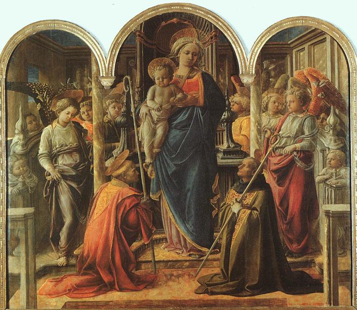 Fra Filippo Lippi Virgin and Child oil painting picture